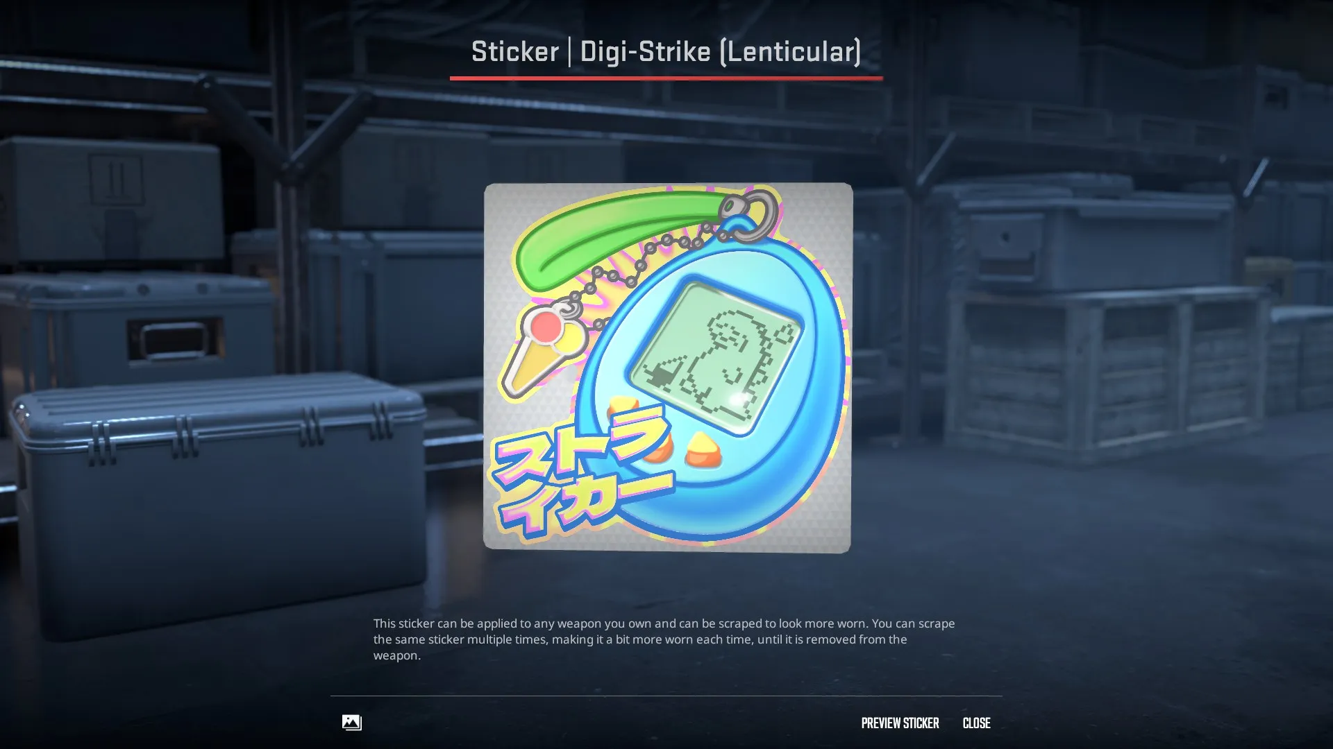 Sticker | Digi-Strike (Lenticular)